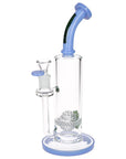 SeshGear 10" Golf Ball Perc Bong in blue