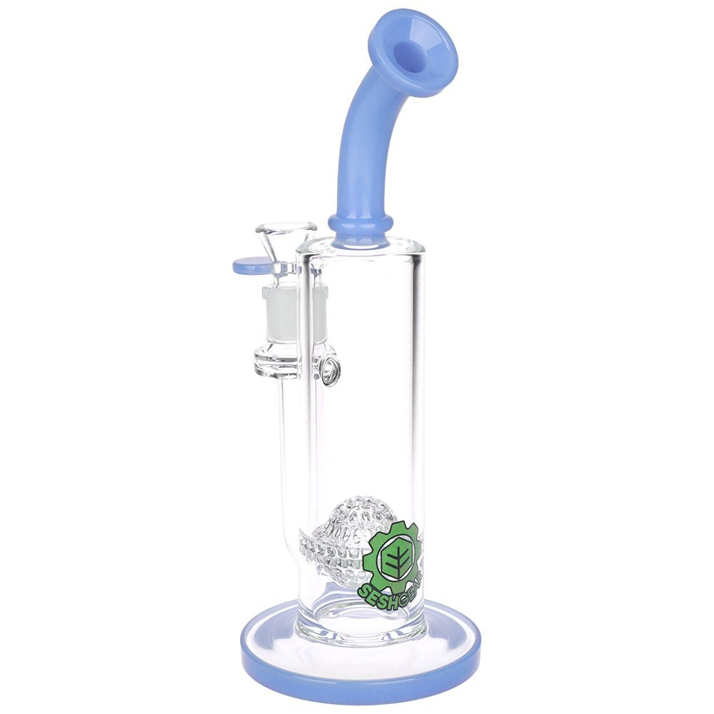 Side view of SeshGear 10" Golf Ball Perc Bong