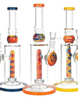 11" Ascension Wig Wag Glass Water Bong