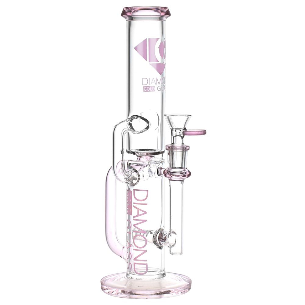 Colinline Perc 11 inch Gold Inline Perc Recycler Bongs – INHALCO