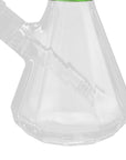 11" Glass Bong with 12-Sided Pyramid Beaker Base - INHALCO
