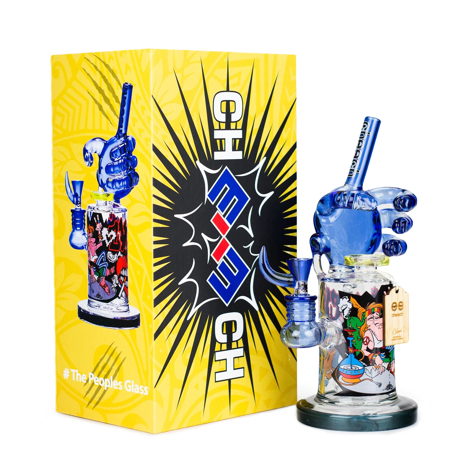 Blue Dude Bong by Cheech - inhalco