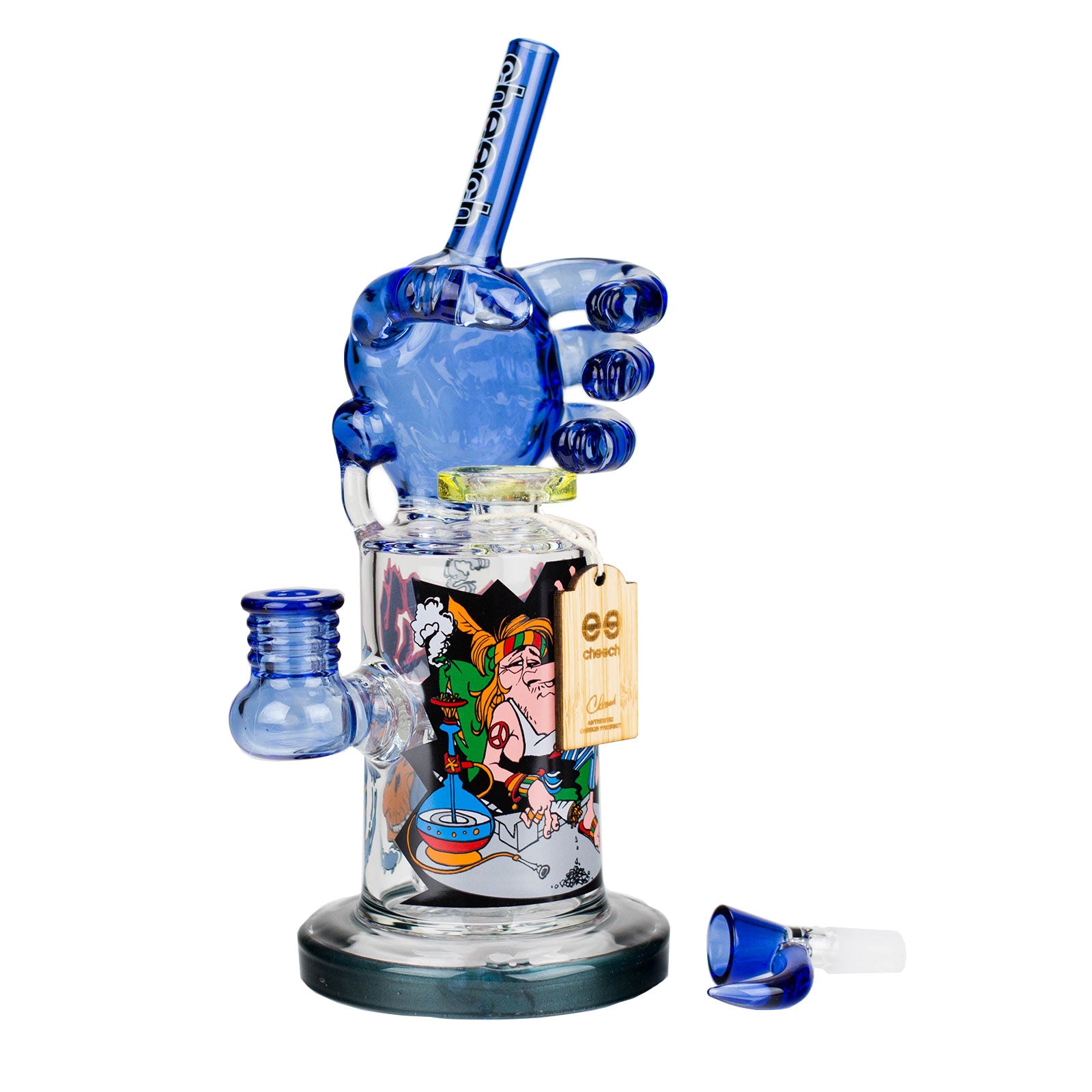 Blue Dude Bong by Cheech - inhalco