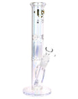 12" Diamond Gold Pearl 8-Arm Perc Bong