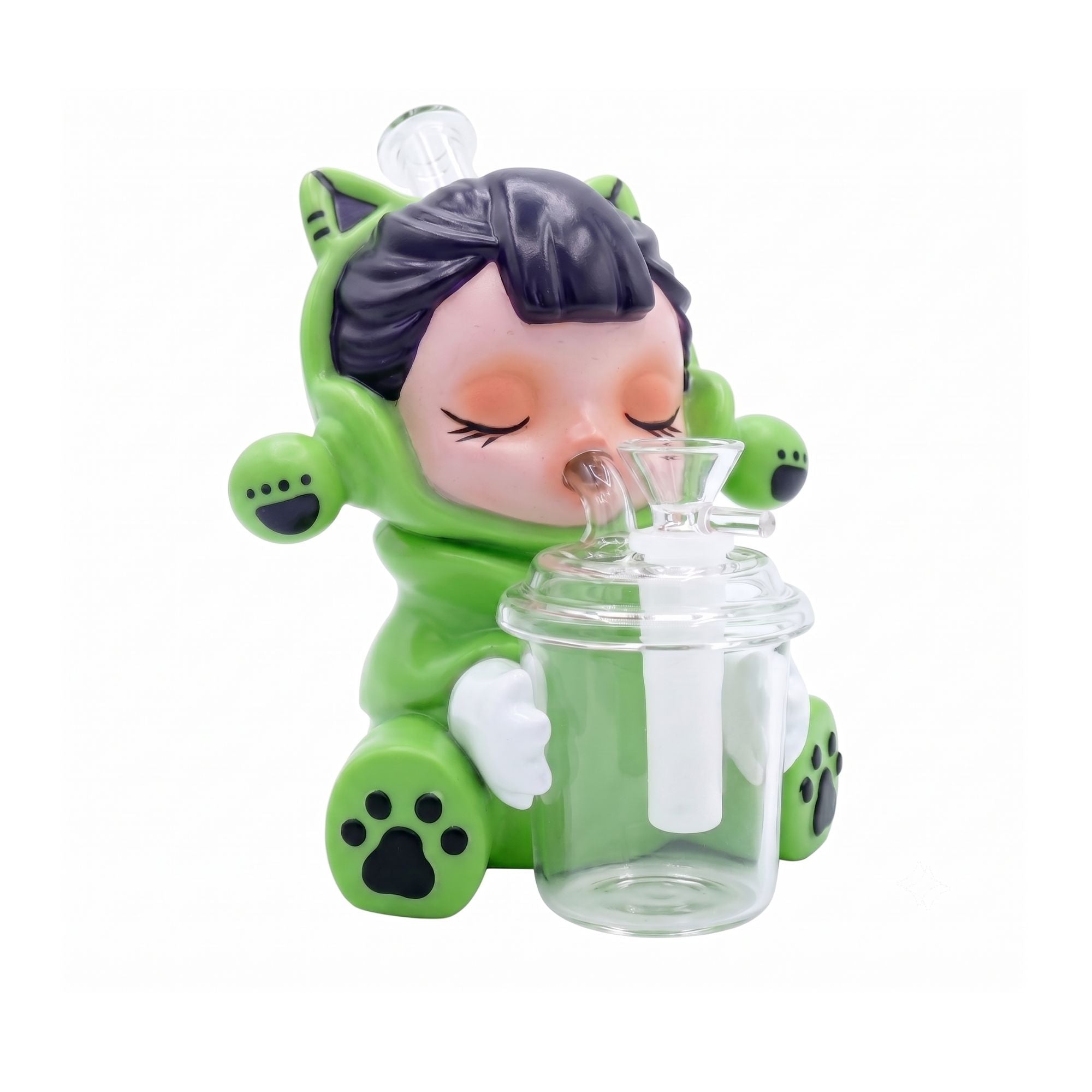 12" Glass Water Pipe Cozy Katz
