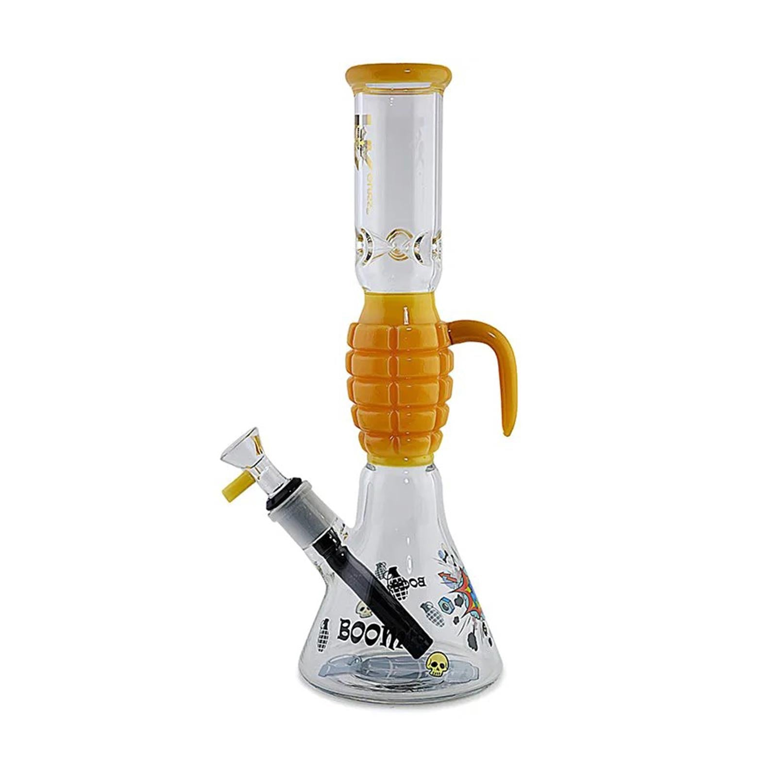 12 inch Grenade Bong in yellow