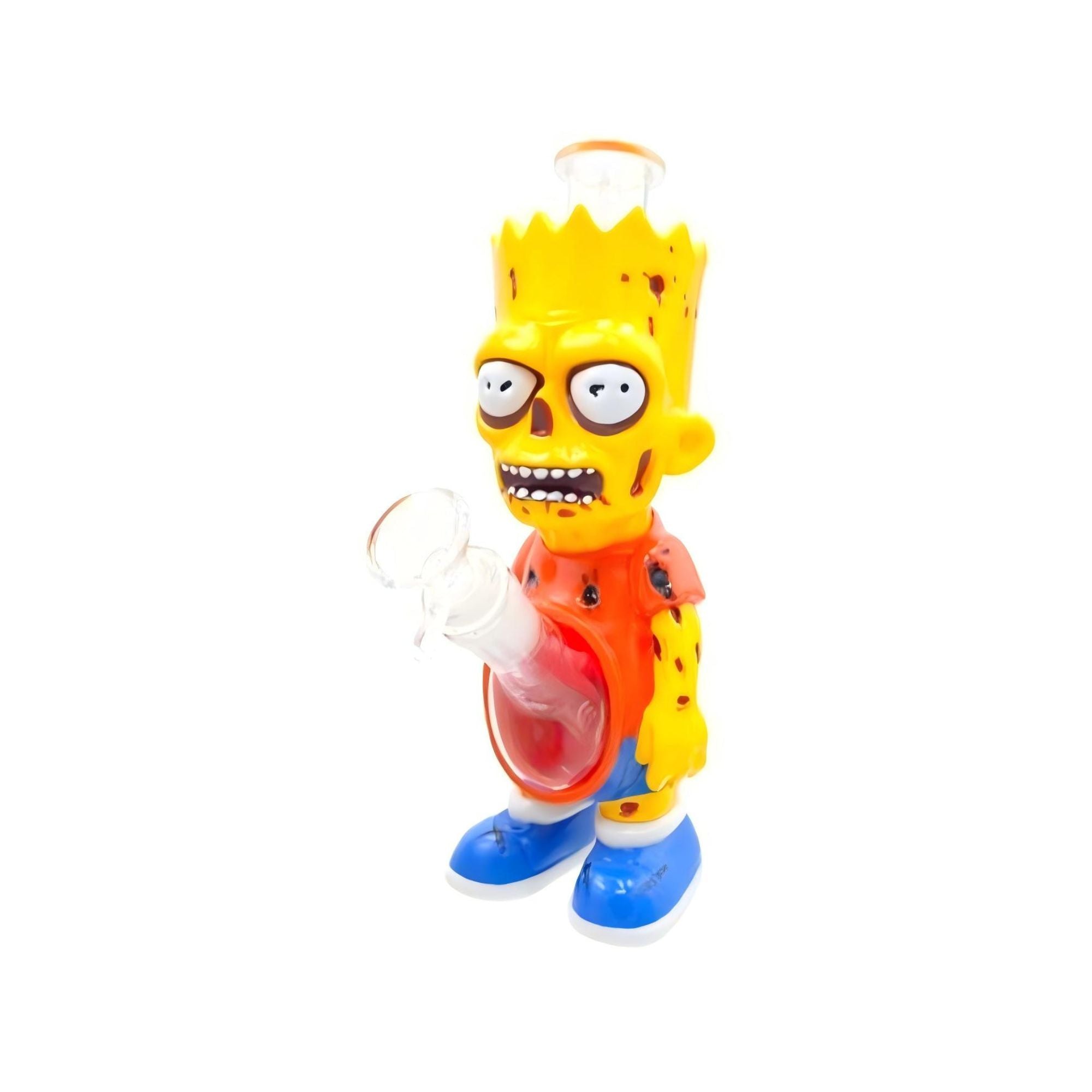 12" Zombie Boy Glass Water Pipe