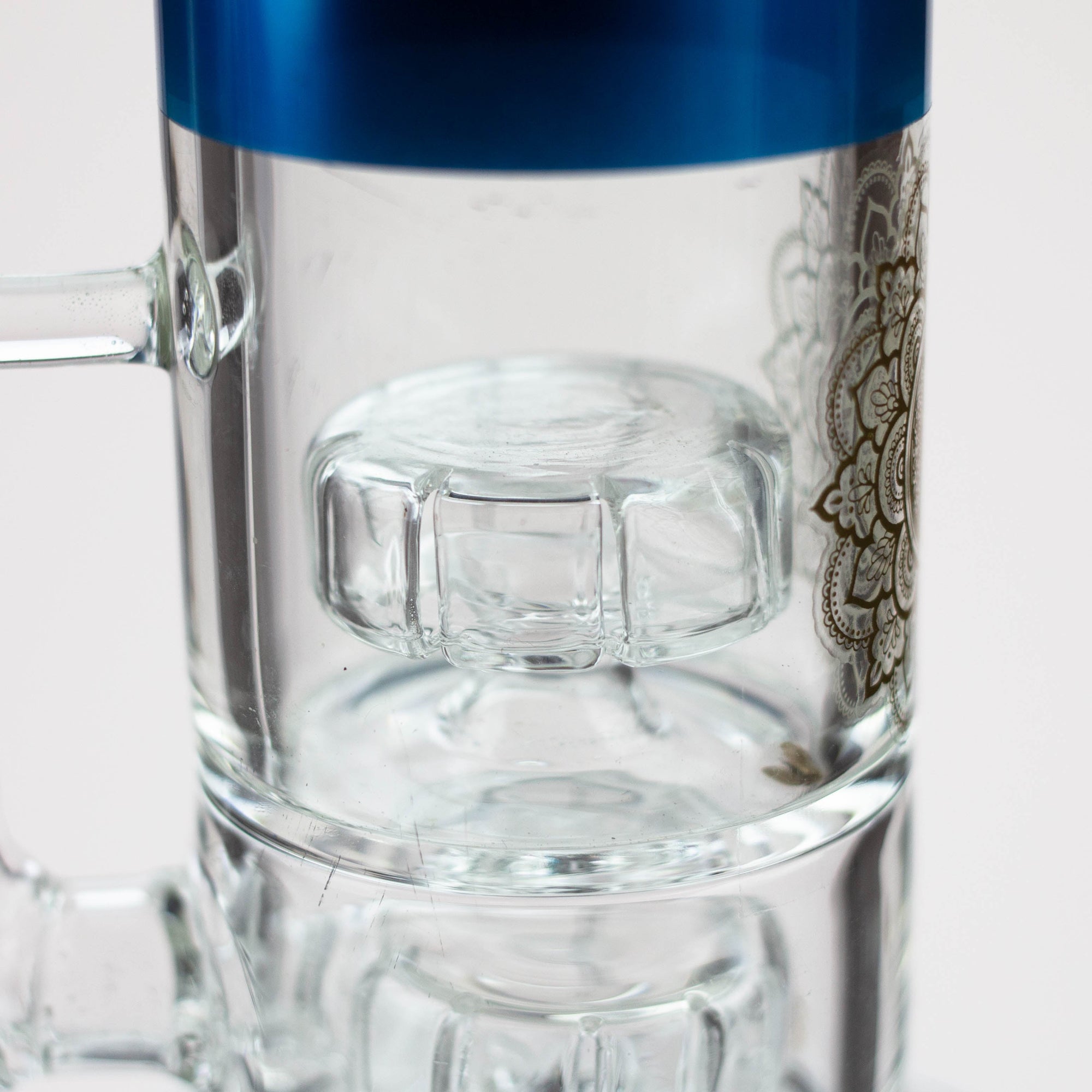 12&quot; AQUA 2-in-1 Dual Barrel Diffuser Glass Bong