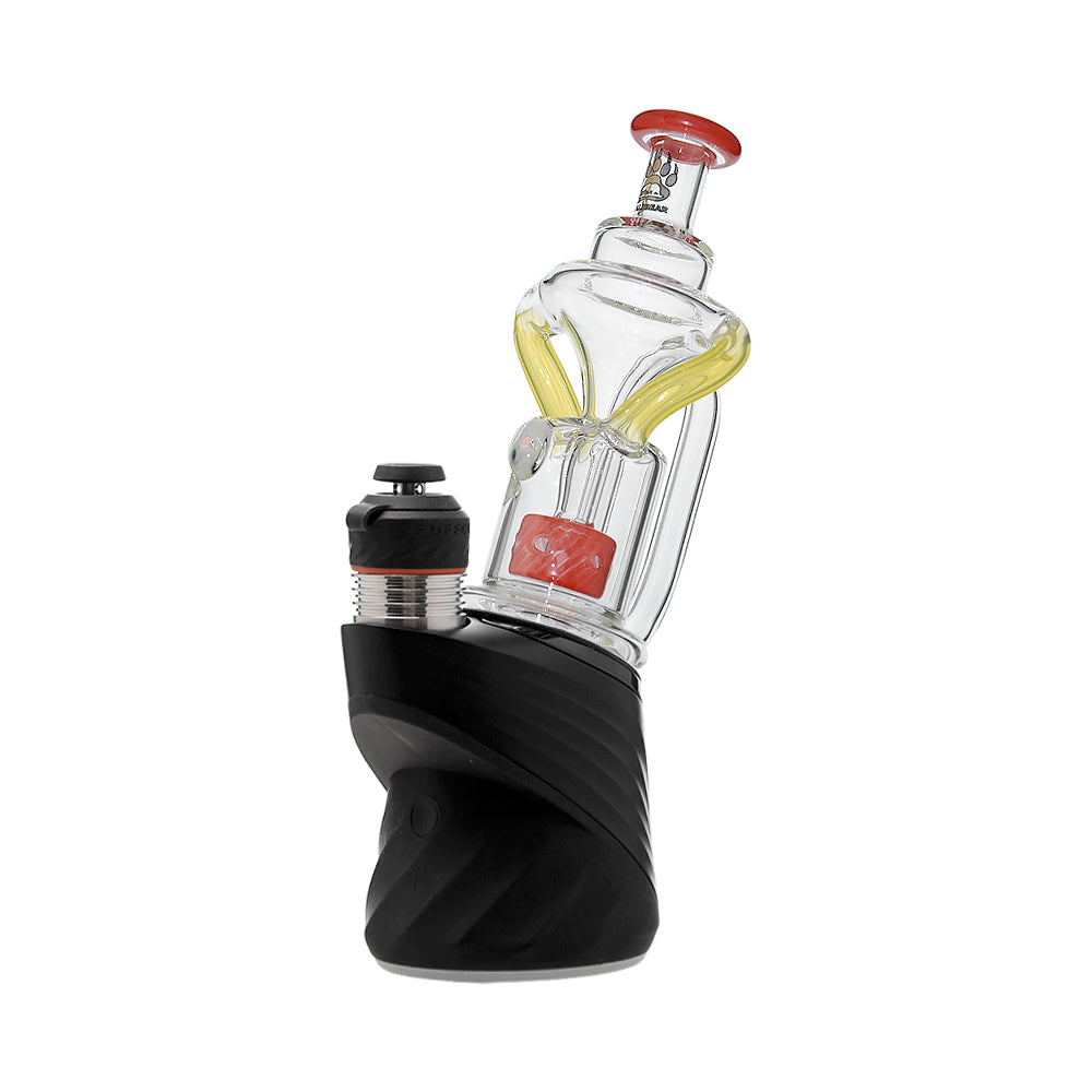 Puffco Peak Recycler Glass Contrasting Color Accent Design