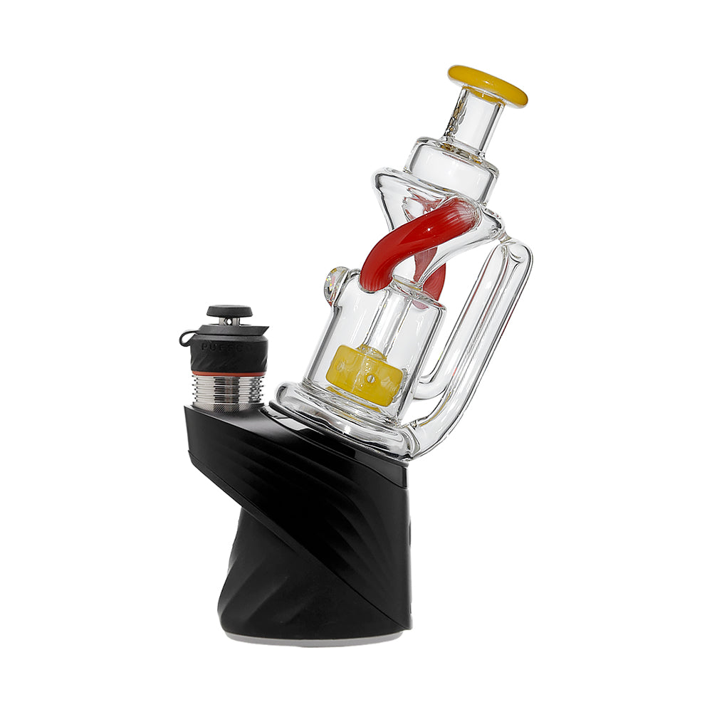 Puffco Peak Recycler Glass Contrasting Color Accent Design
