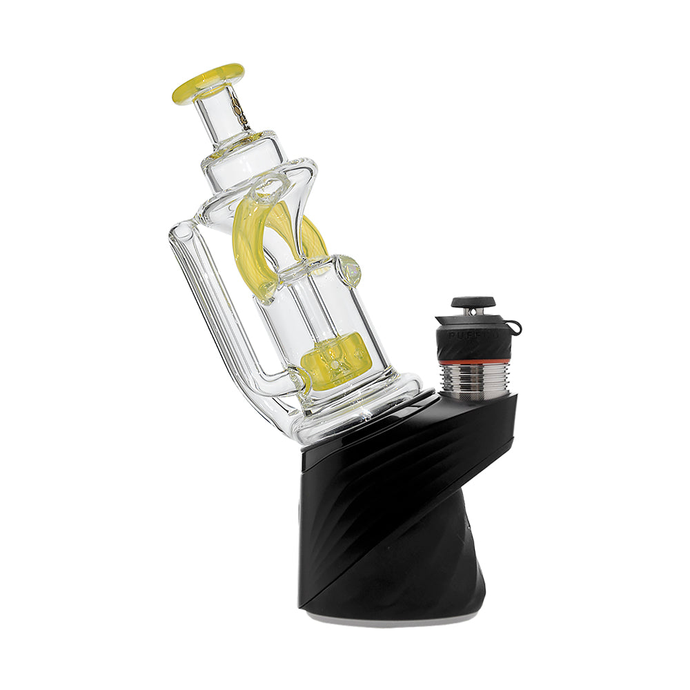 Puffco Peak Recycler Glass Contrasting Color Accent Design