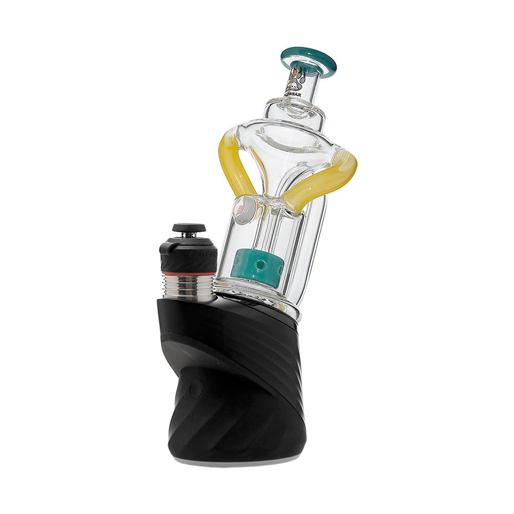 Puffco Peak Recycler Glass Contrasting Color Accent Design