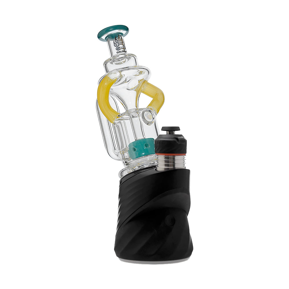 Puffco Peak Recycler Glass Contrasting Color Accent Design