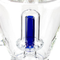 13" AQUA Glass 2-in-1 Sowerhead Percolator Glass Bong - INHALCO