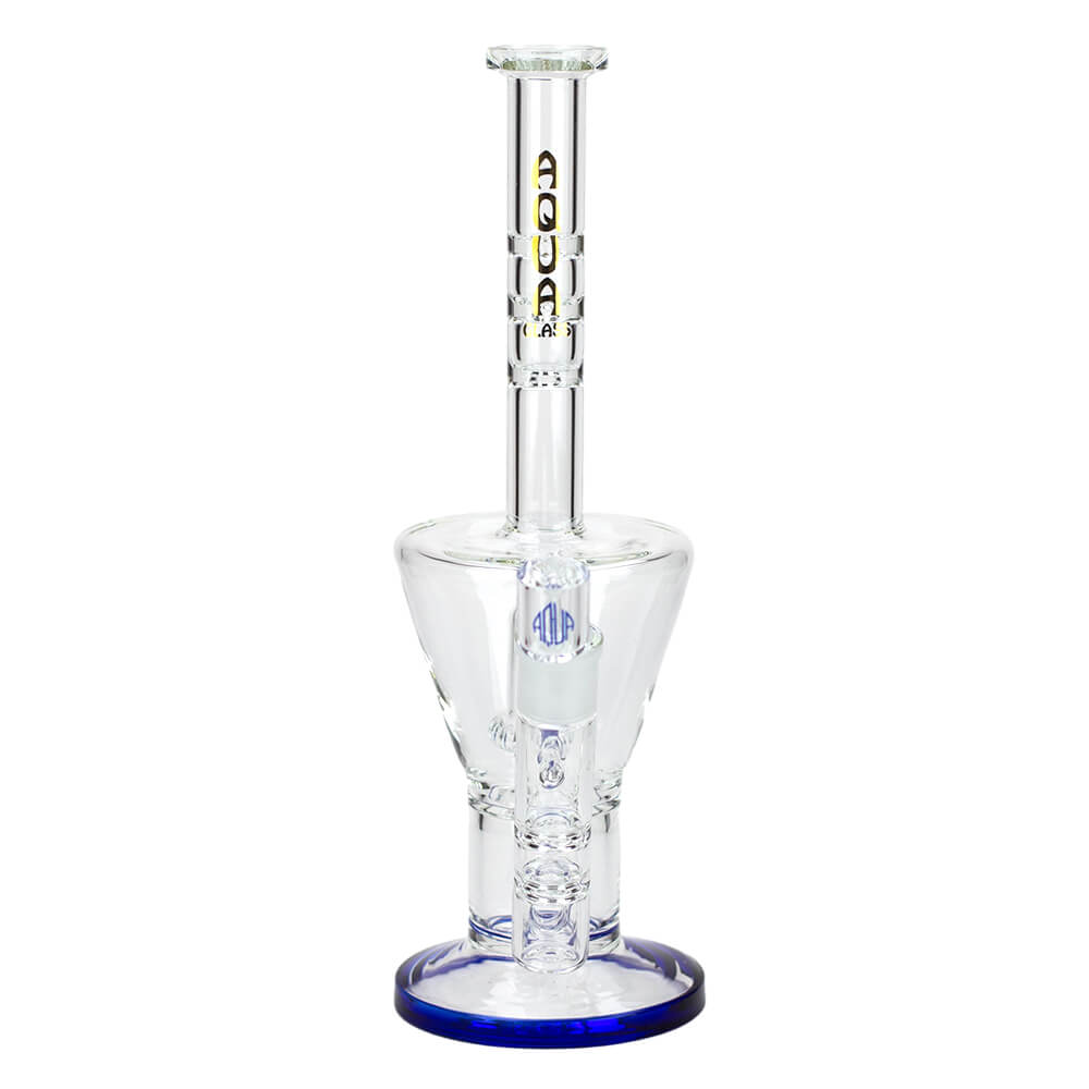 13&quot; AQUA Glass 2-in-1 Sowerhead Percolator Glass Bong - INHALCO