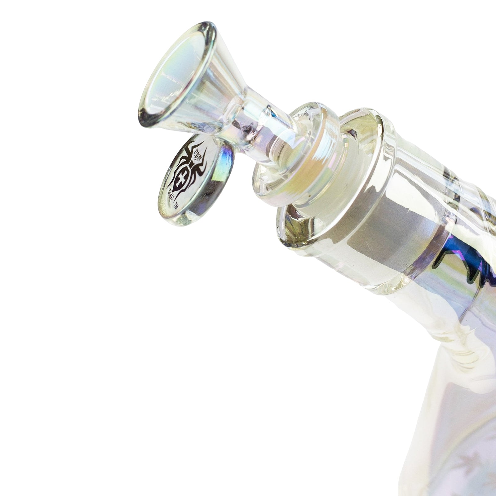 13&quot; Electroplated Glass Beaker Water Pipe