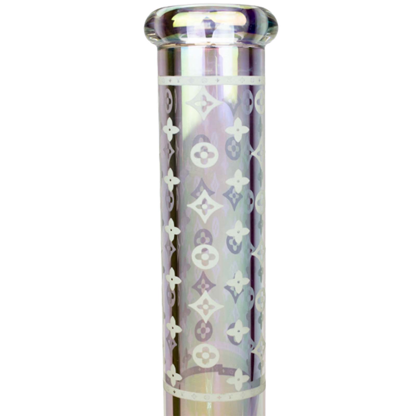 14&quot; Luxury Electroplated Straight Tube Bong
