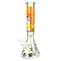 14" TO Champions 7mm Glass Water Bong - INHALCO