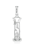 15" Scientific Glass Bong with Tree Perc & Spiral Cooling