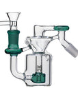 14mm Recycler Ash Catcher, Lake Green, 45° joint