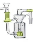 14mm Recycler Ash Catcher in Matrix Green
