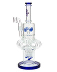 15" H2O  Glass Water Recycle Bong - INHALCO