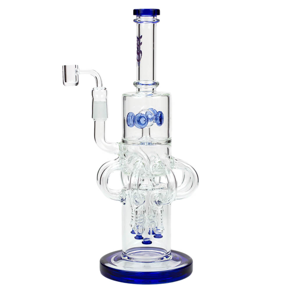 15&quot; H2O  Glass Water Recycle Bong - INHALCO