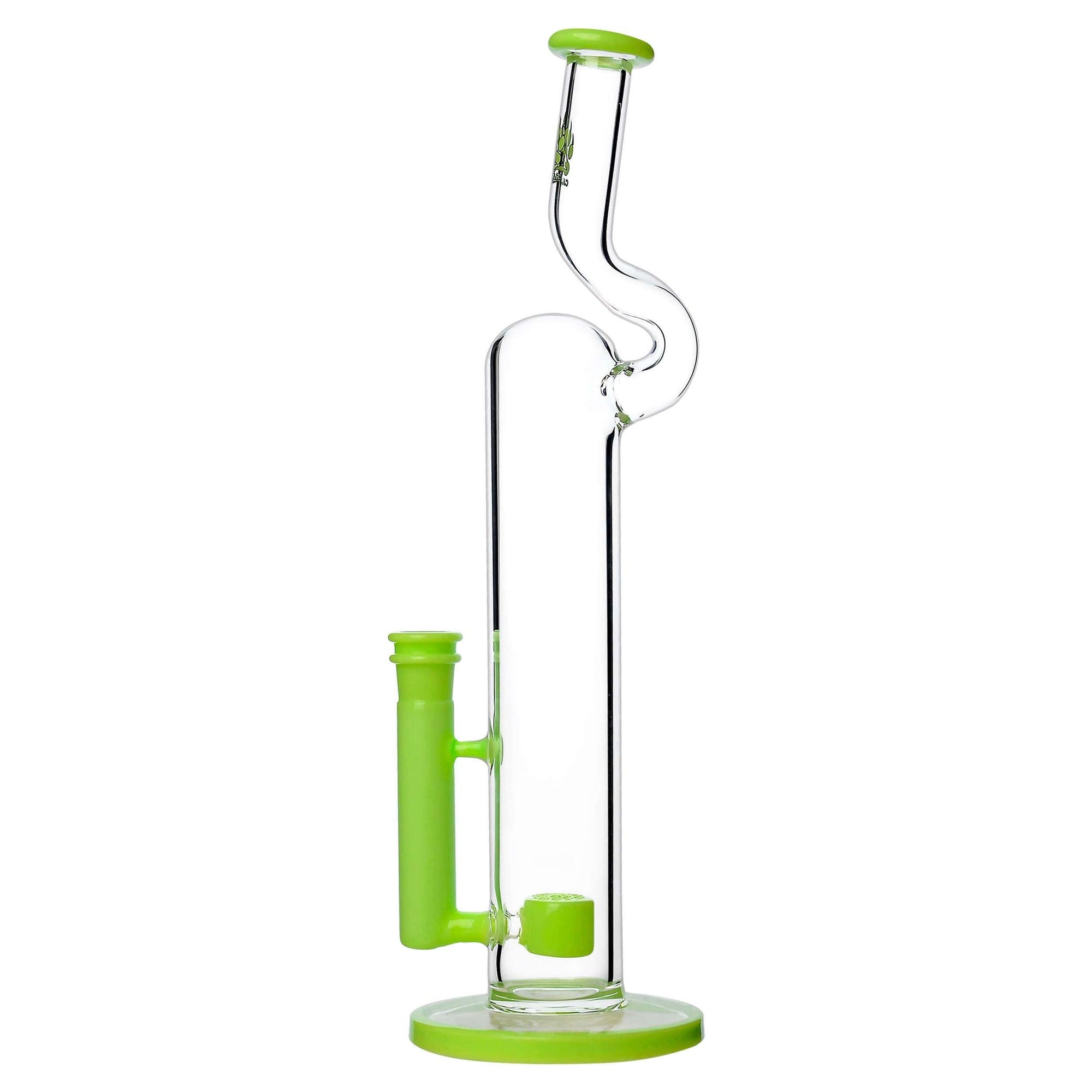 16" Natty Neck Bong Flower of Life Perc