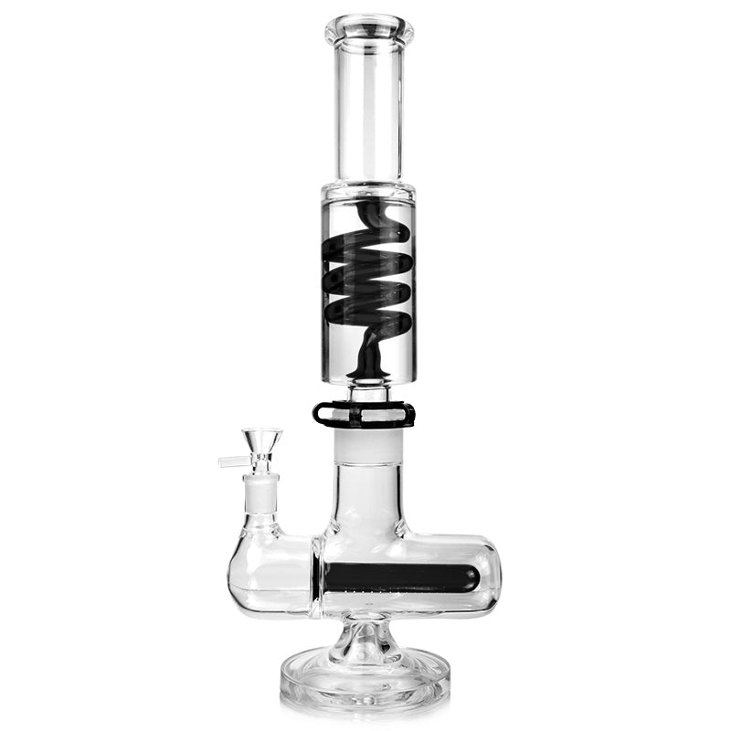 16&quot; Glycerin Coil Color Inline Bong