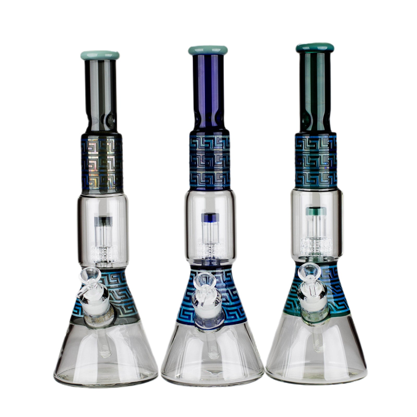 17 inch Maze Glass Bongs - inhalco