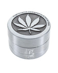 Leaf Design 3 Part Metal Herb Grinder