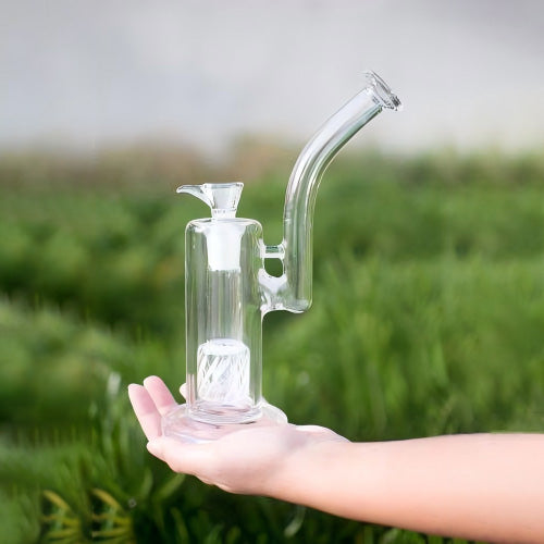 Upright Weed Bubbler with Perc with Reti percolator