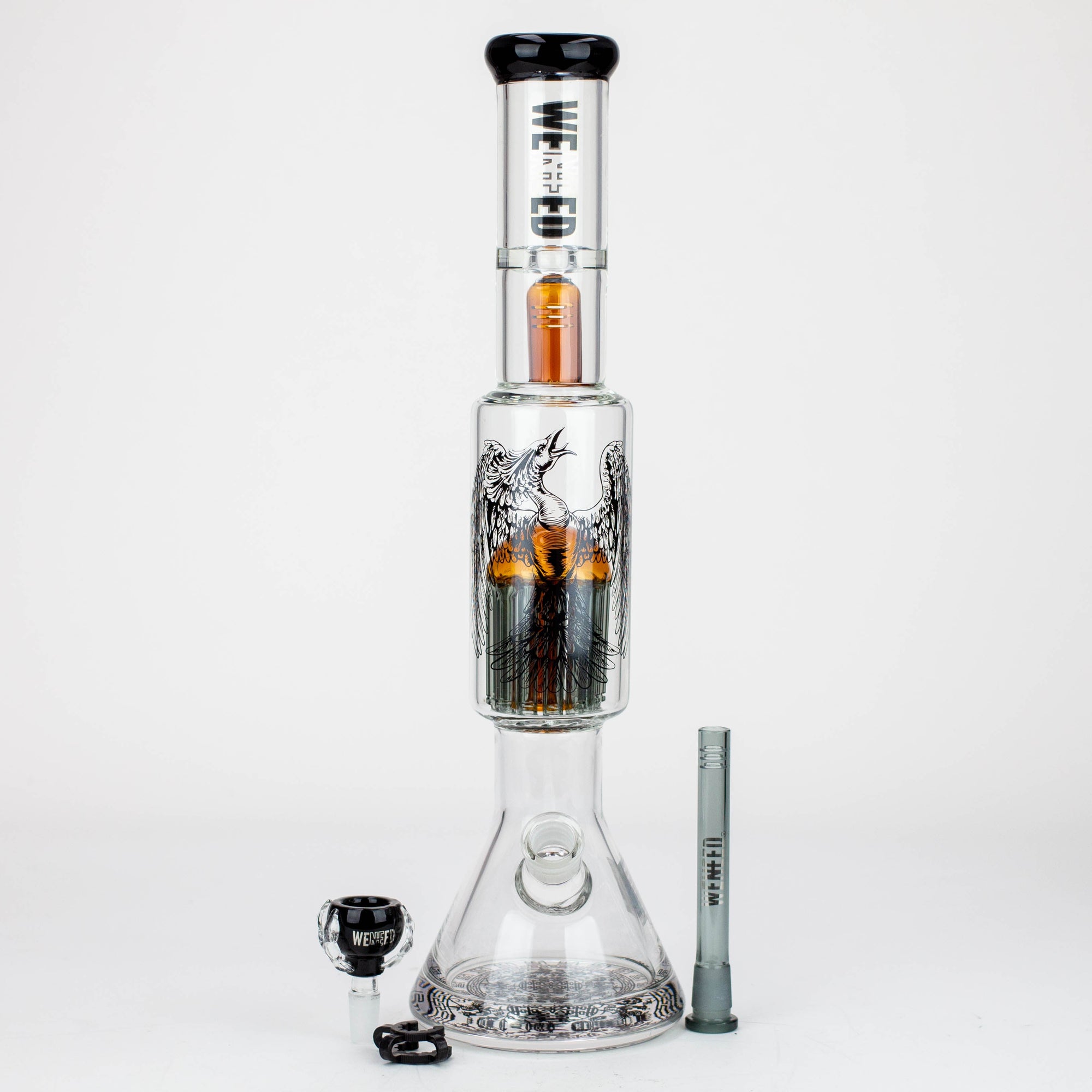 WENEED®-18" Beasts of East Tree Percolator Beaker Bong_4