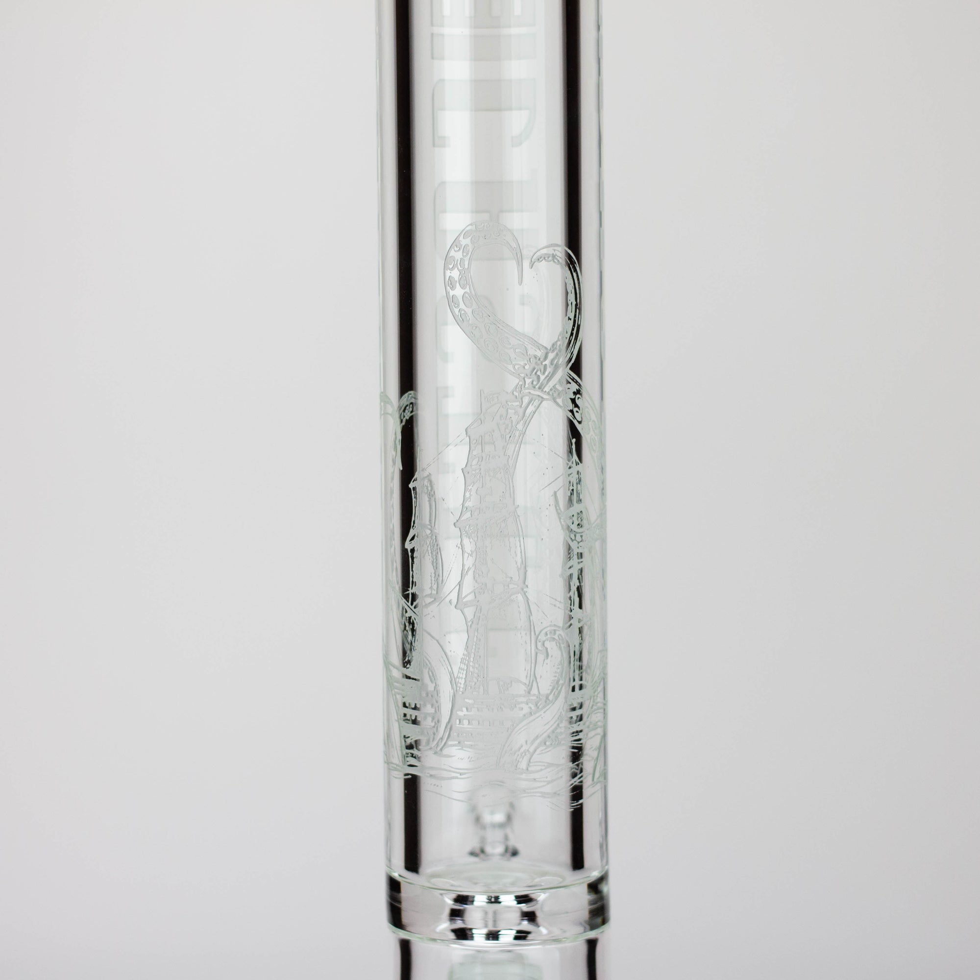 Castle Glassworks 18" Laser Etched Tube Beaker Bong_13