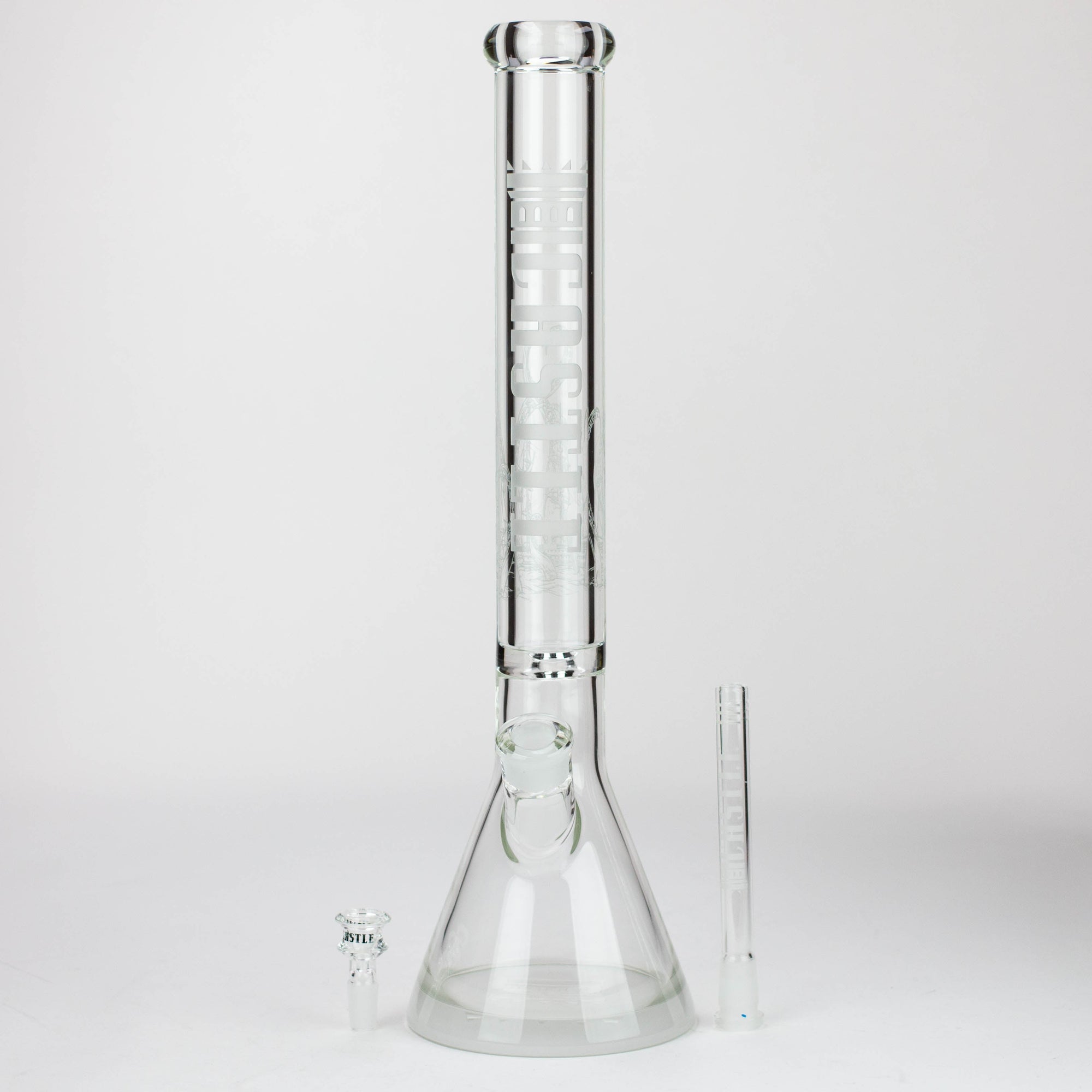 Castle Glassworks 18" Laser Etched Tube Beaker Bong_7