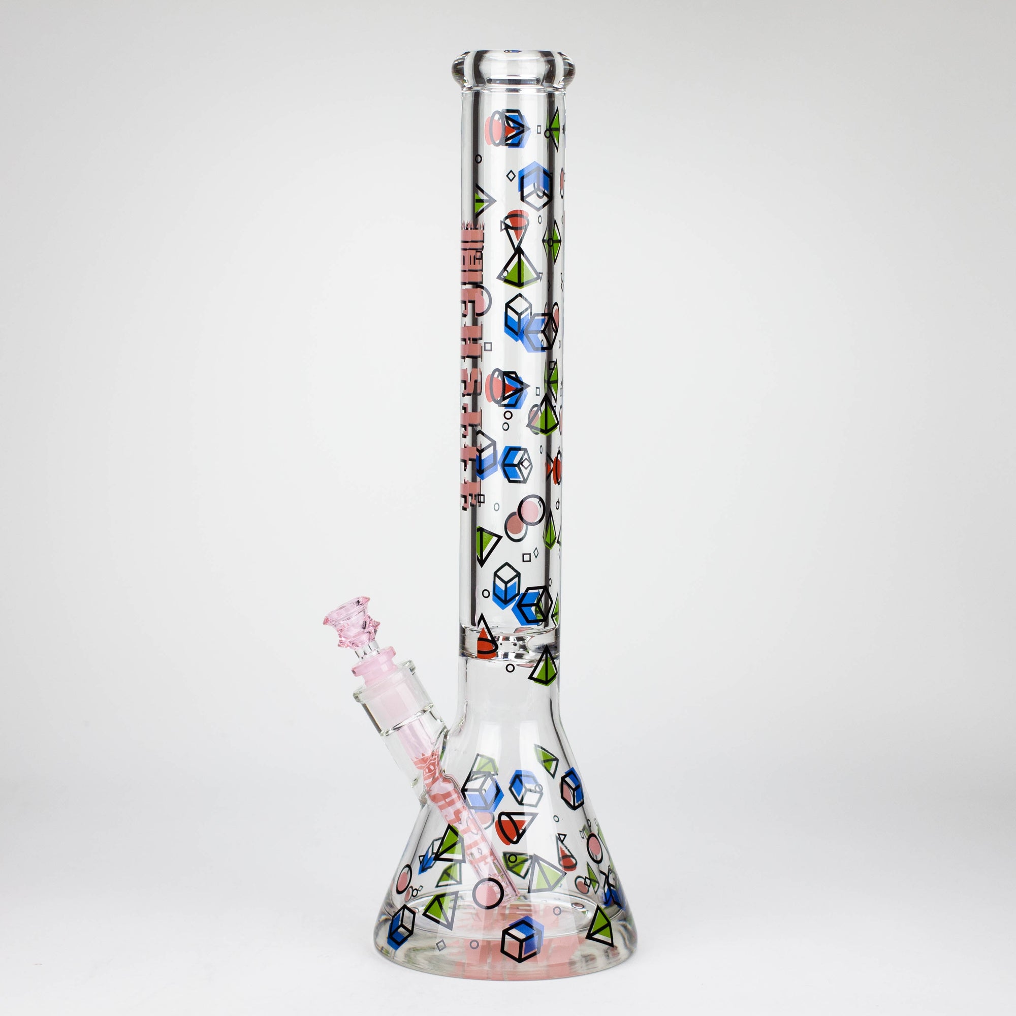 Castle Glassworks Beaker Shapes Bong 18"_2