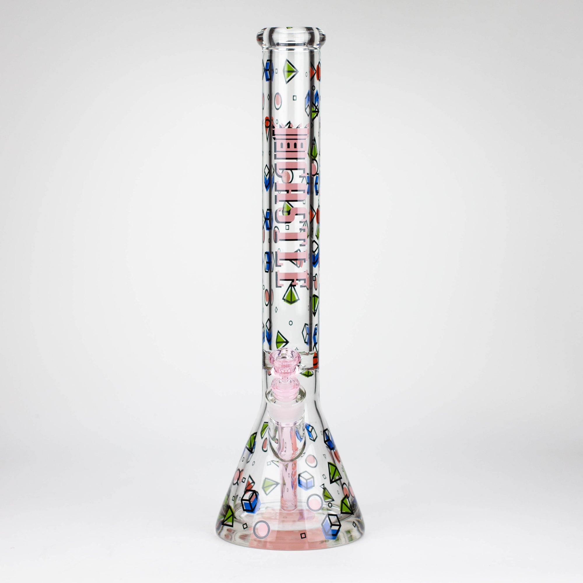 Castle Glassworks Beaker Shapes Bong 18"_3