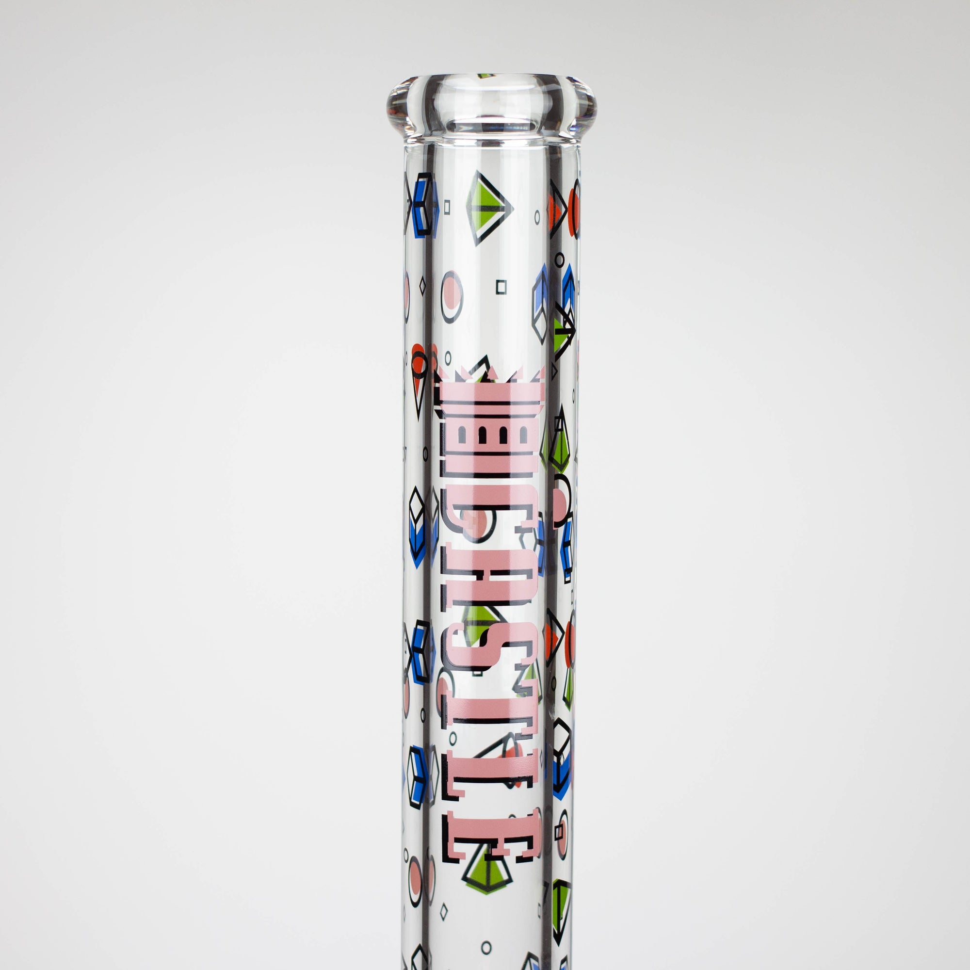 Castle Glassworks Beaker Shapes Bong 18"_4