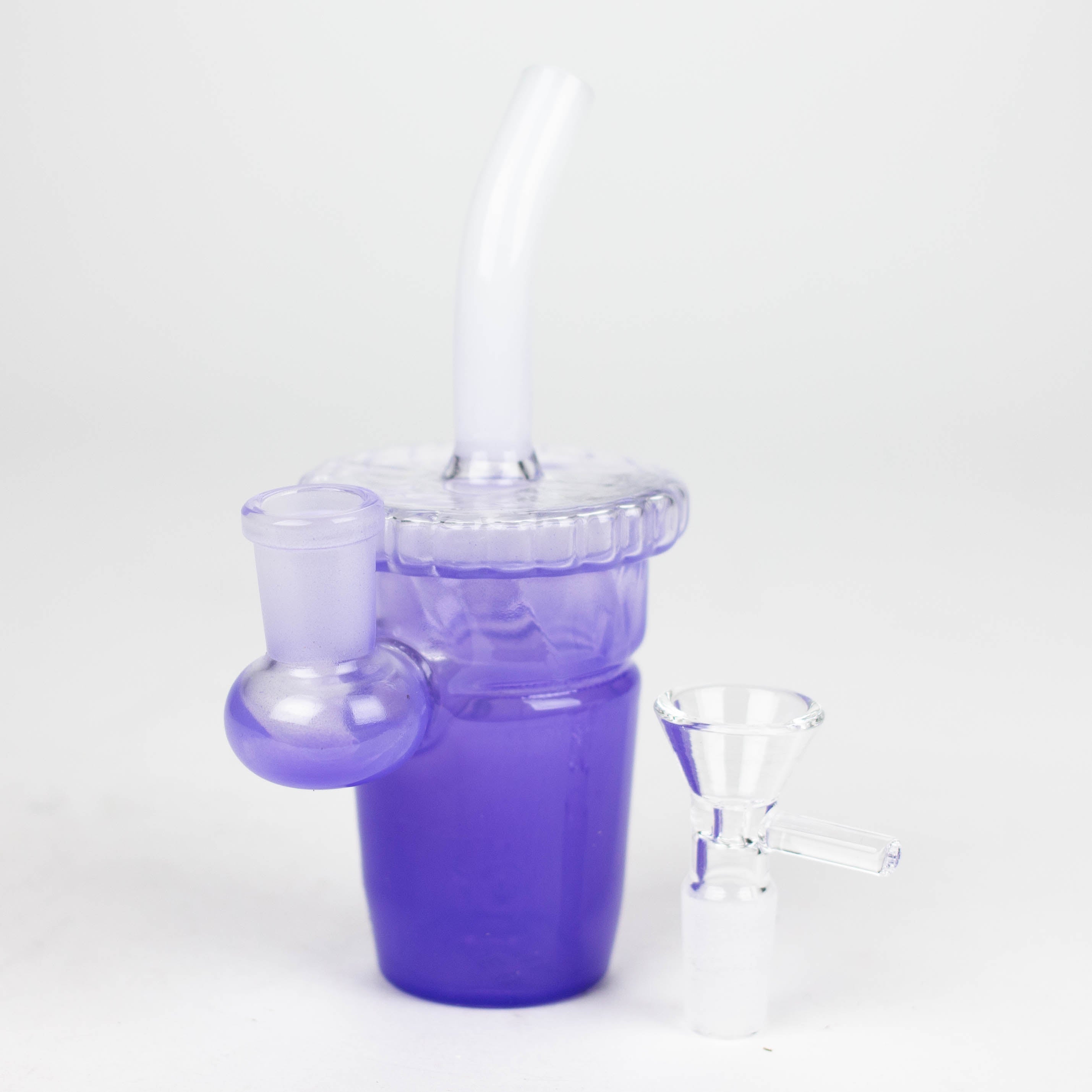 5.5&quot; Cup Water Bong With Straw_8