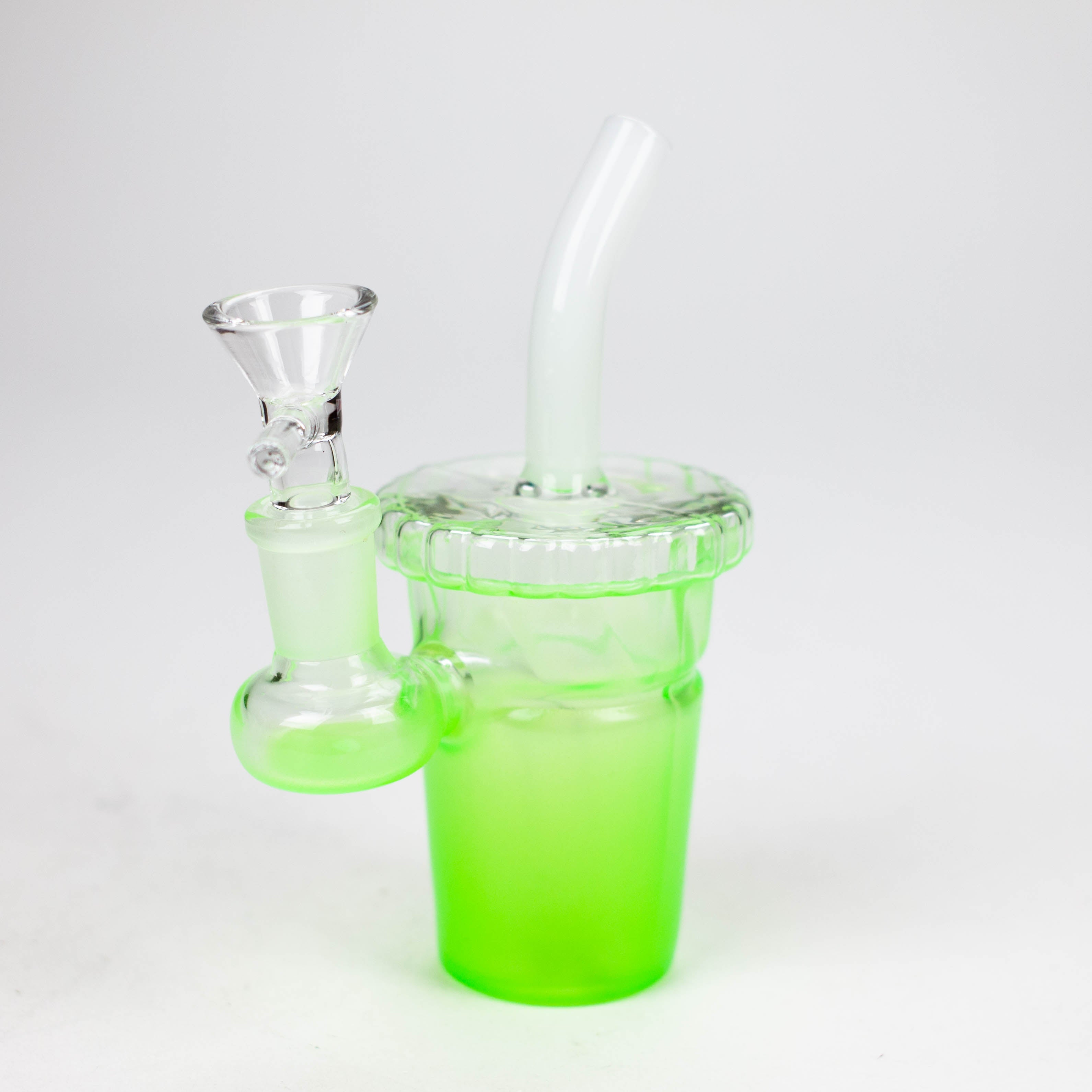 5.5&quot; Cup Water Bong With Straw_1