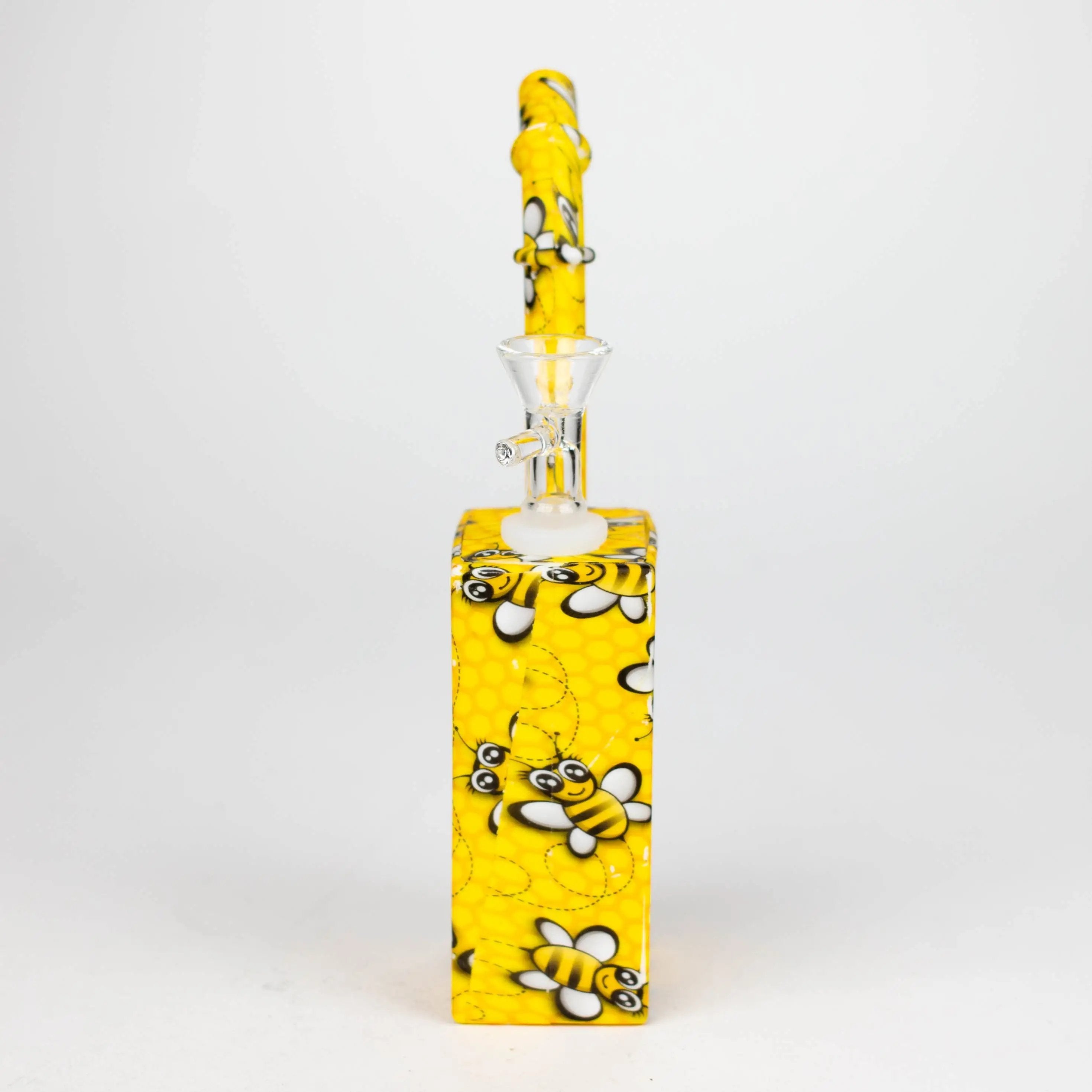 8&quot; Hydrographic Silicone Juice Box Bongs_3