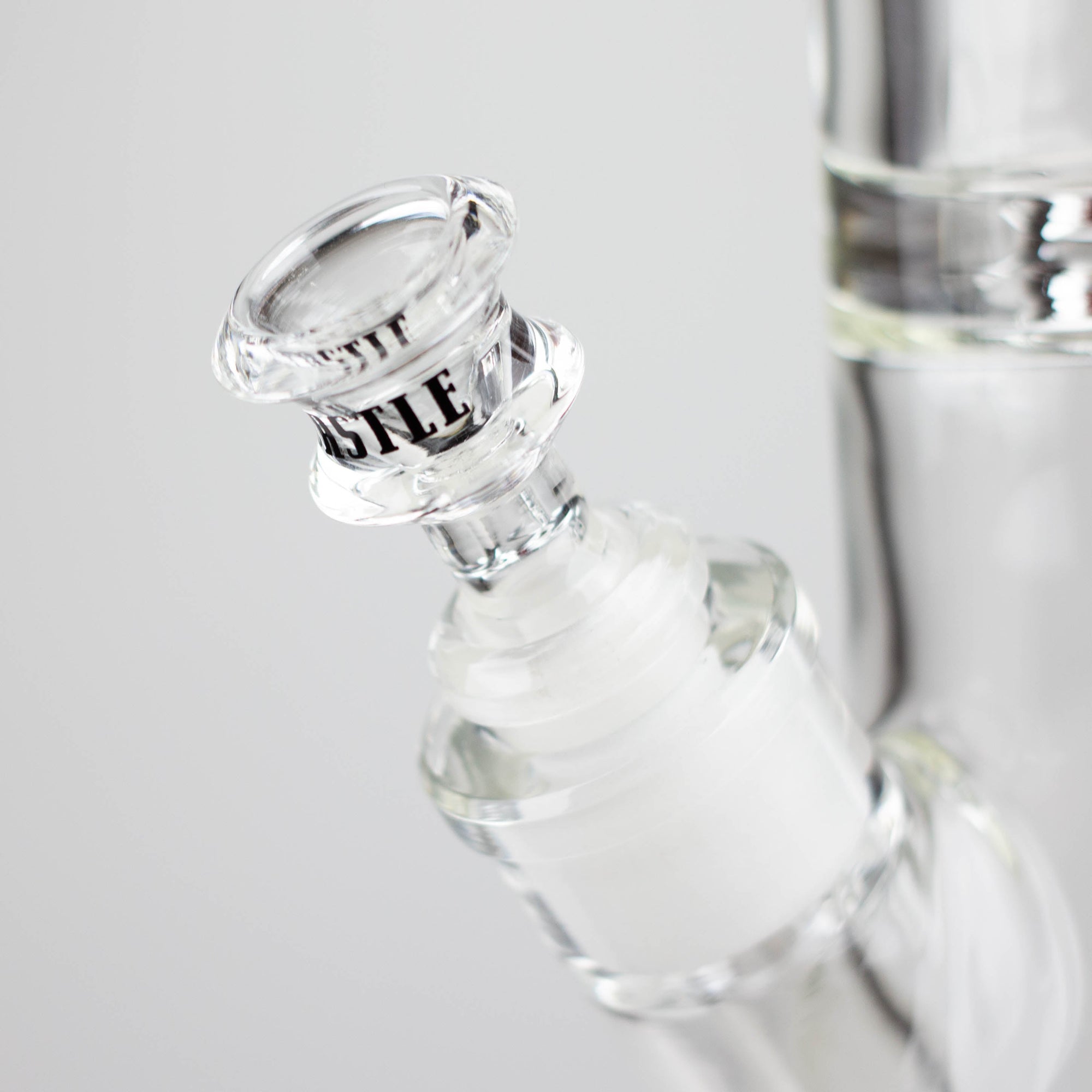 Castle Glassworks 18" Etched Logo Beaker Bong_5