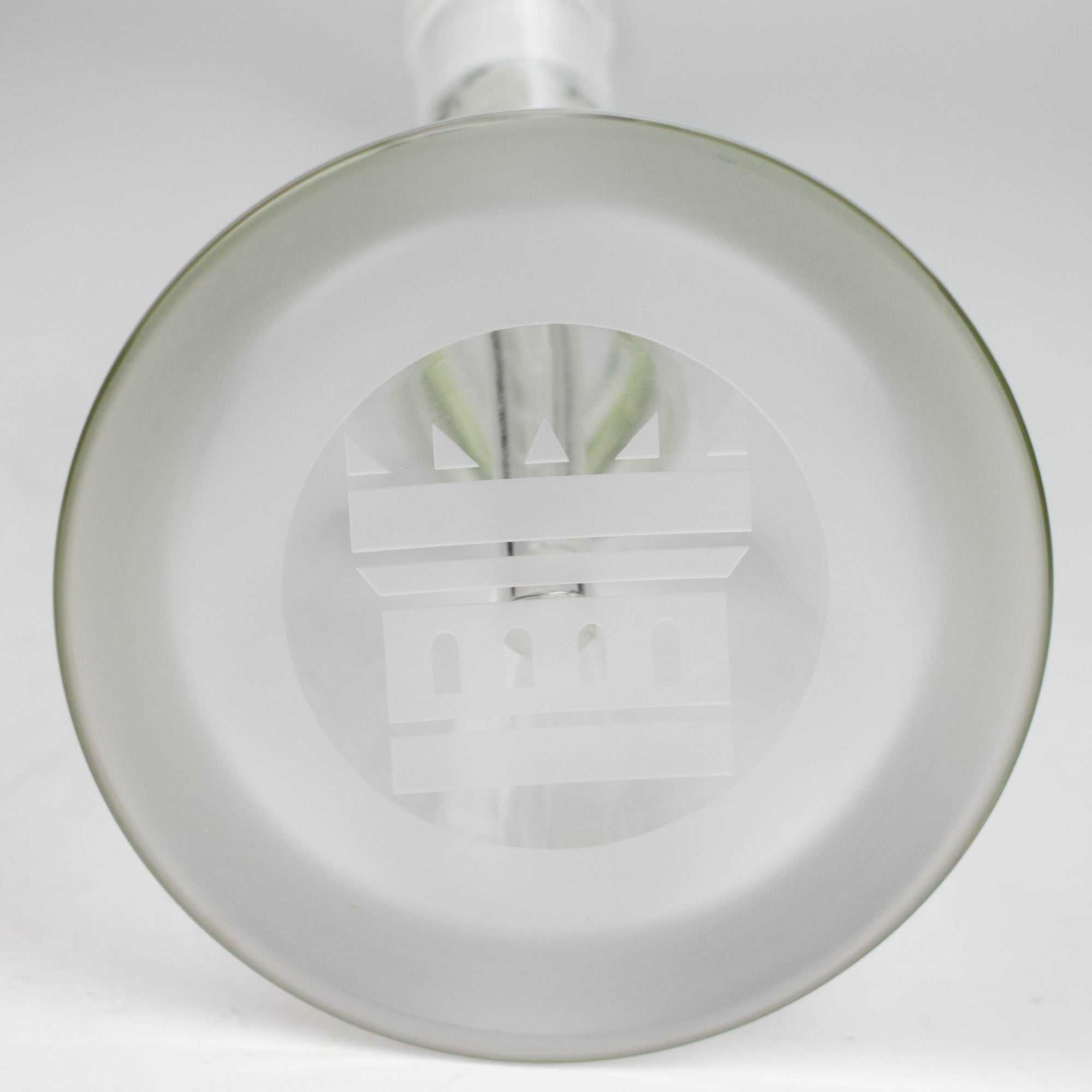 Castle Glassworks 18" Etched Logo Beaker Bong_8