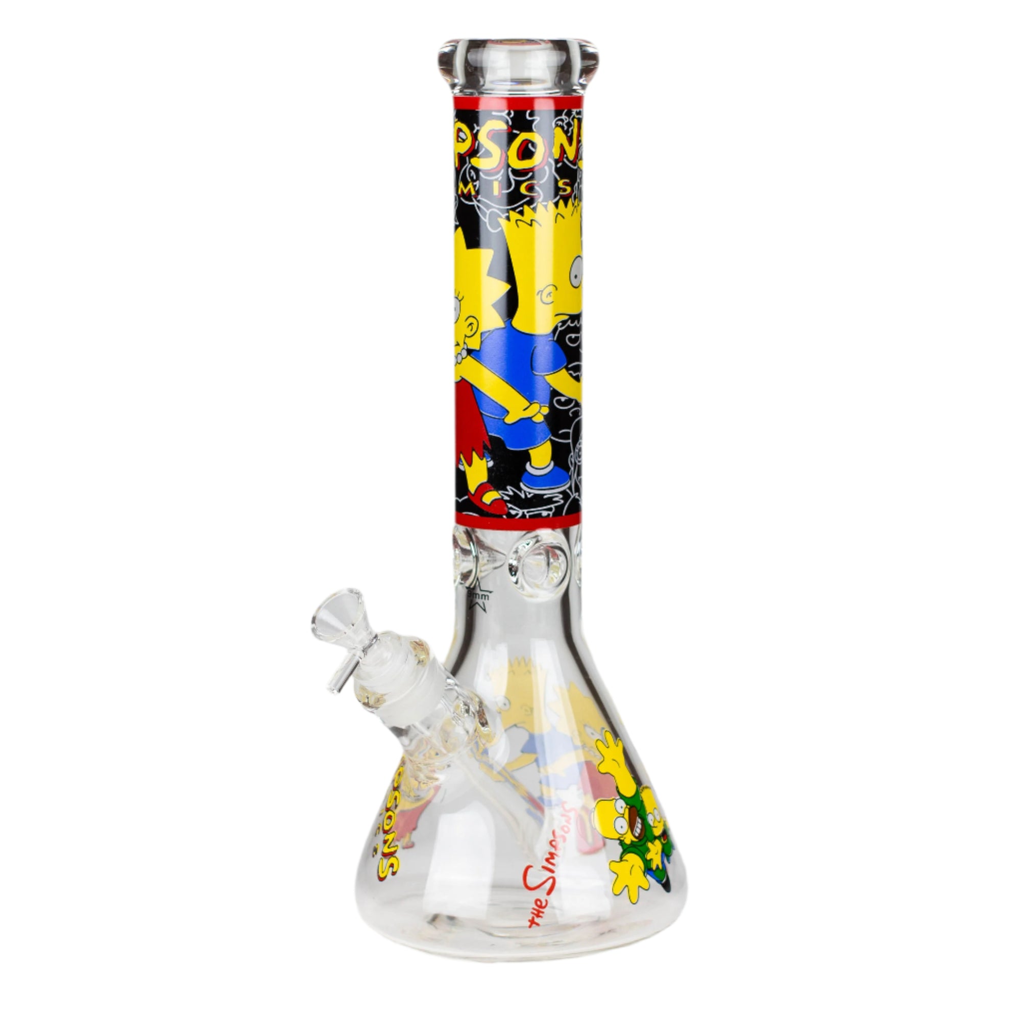 14&quot; Cartoon 9mm Glass Beaker Bong_5