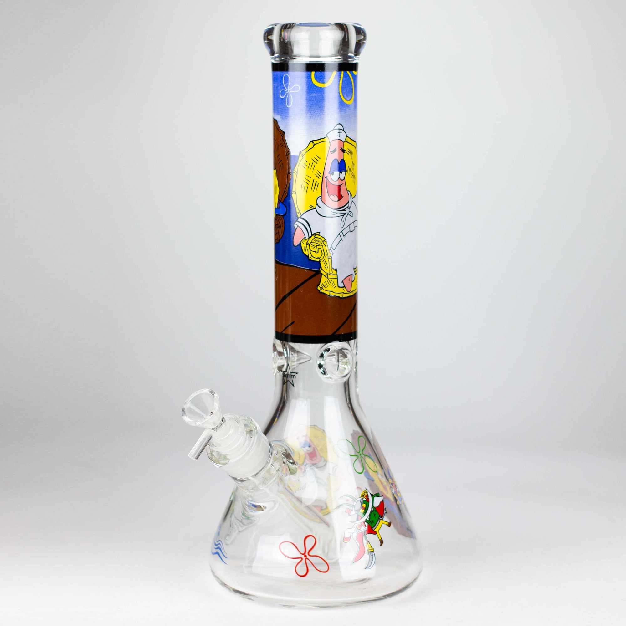14&quot; Cartoon 9mm Glass Beaker Bong_9