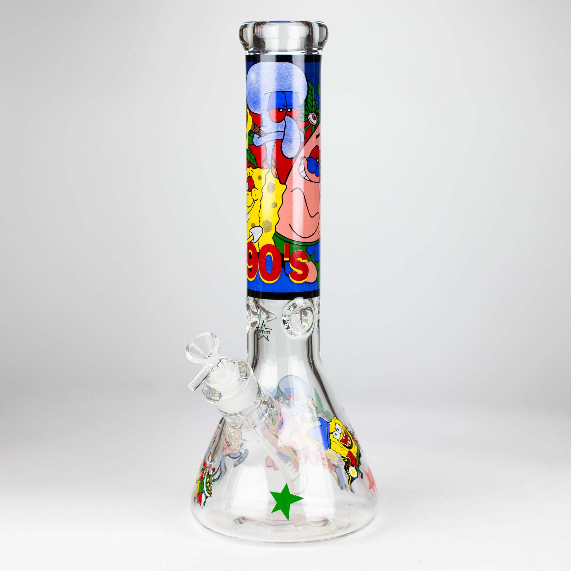 14&quot; Cartoon 9mm Glass Beaker Bong_10