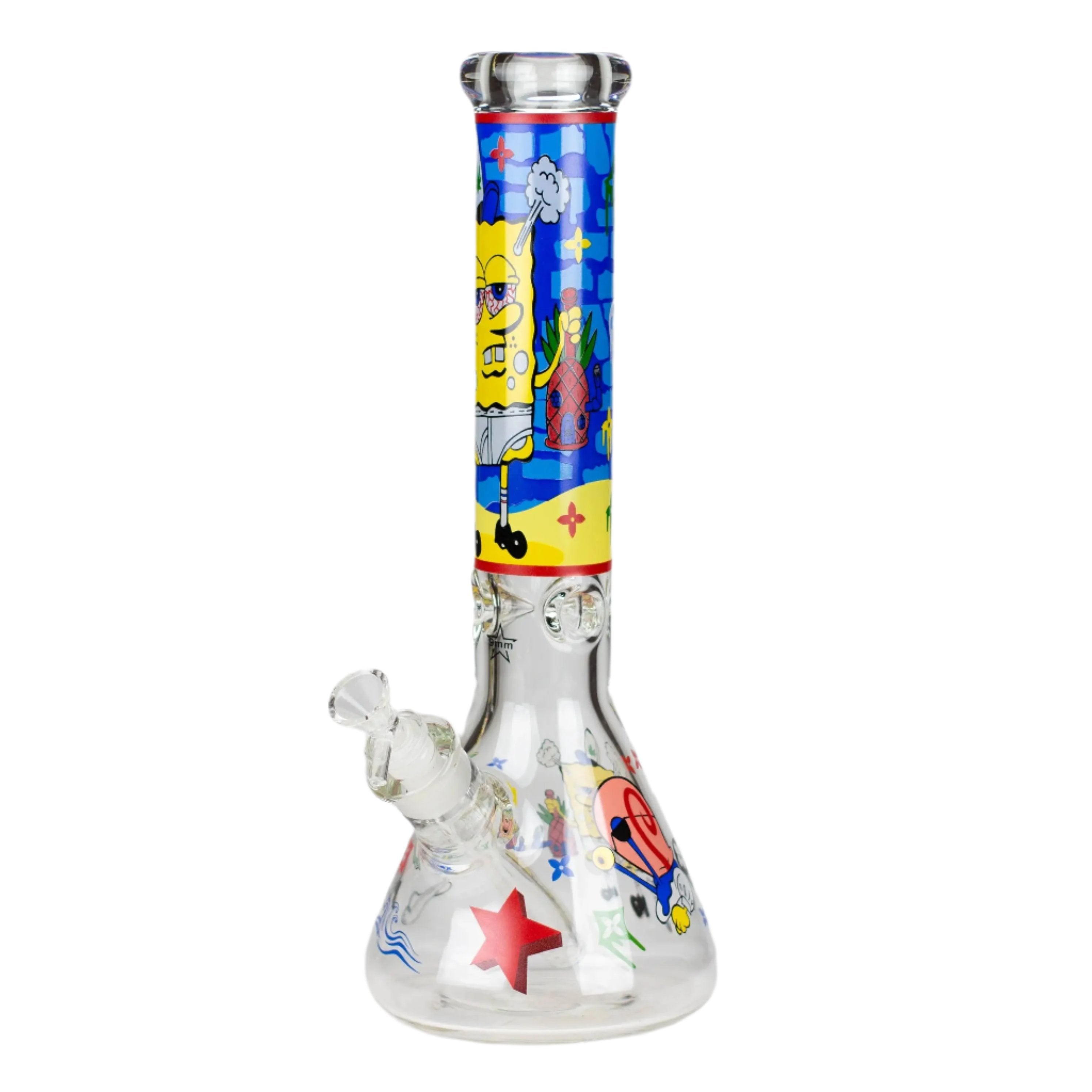 14" Cartoon Glass Beaker 9mm Glass_5