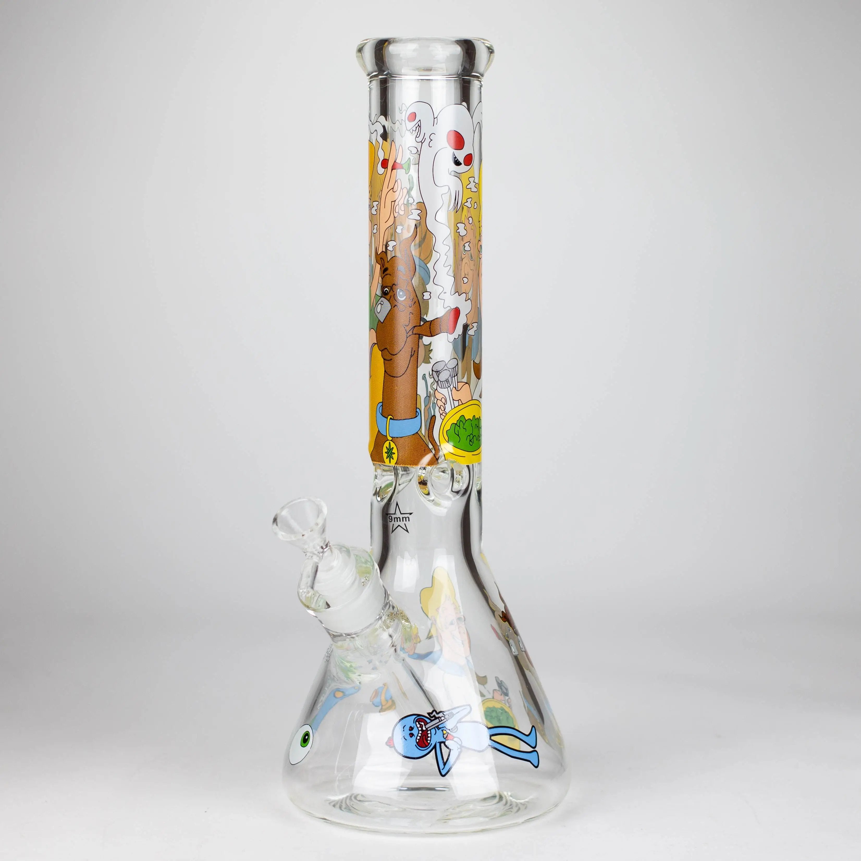 14&quot; Cartoon Bong 9mm Thick Glass_11