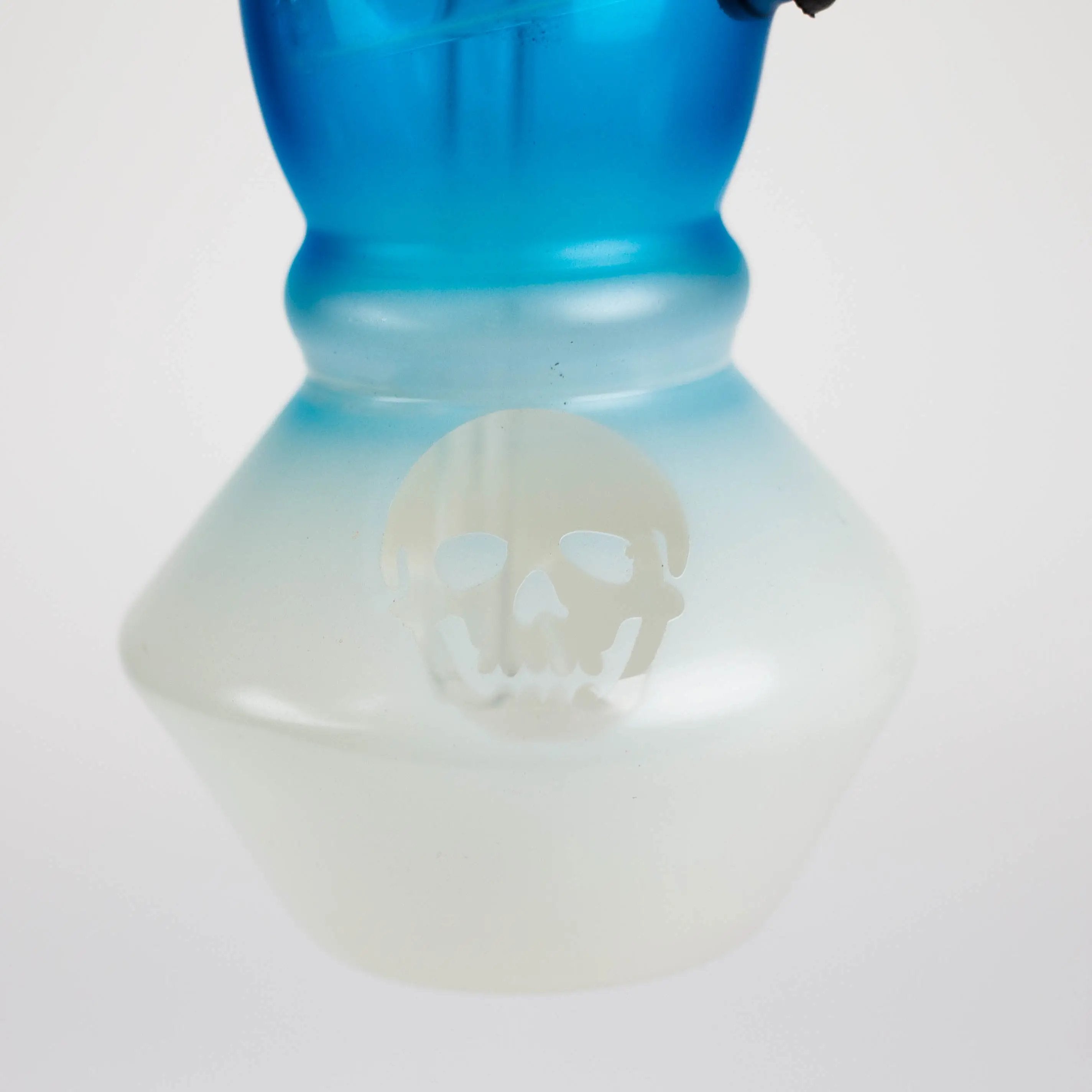 6&quot; SKull Frosted Oilburner Water Pipe_4