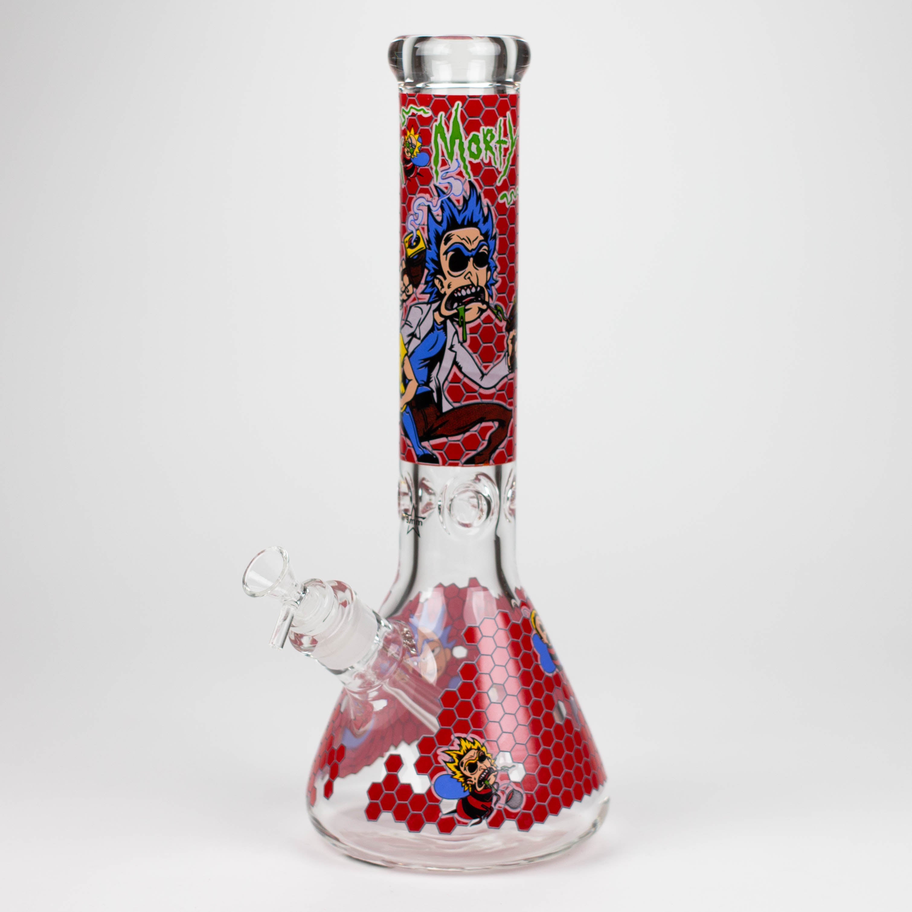 14" RM Cartoon 9mm Glass Water Bong_5